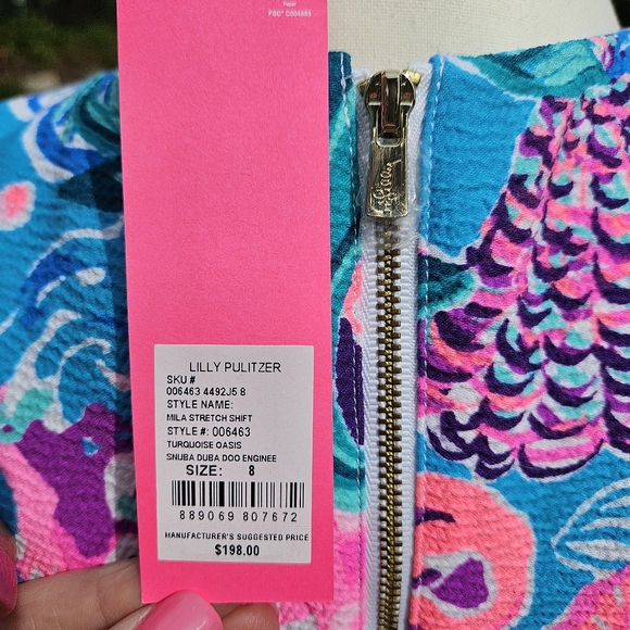 NEW Lilly Pulitzer 🌴 Stunning!! Milan Shift Dress - Picture 15 of 16